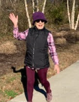 Favorite purple hat and sunglasses